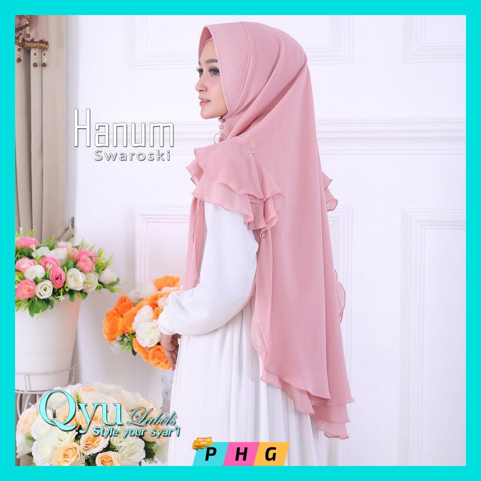 Khimar Ceruti 2 Layer Nonpad Shopee Indonesia