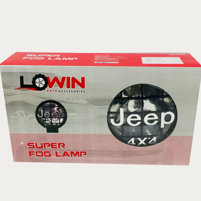 FOGLAMP / LAMPU KABUT LOWIN LW096 JEEP 4x4 - PUTIH