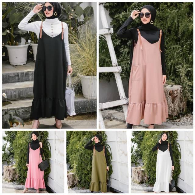 overall skirt hijab