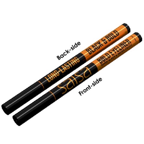 SALSA Bold Eyeliner Super Black Waterproof Pen Eyeliner | Eyeliner Tahan Air