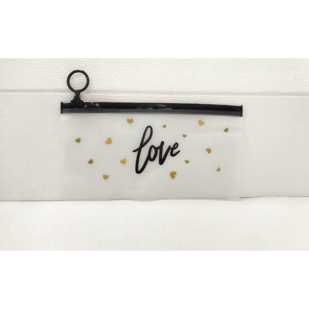 ❤️GTB❤️ Tempat Pensil unik motif Transparan Sumikko Gurashi motif zipper R444-2