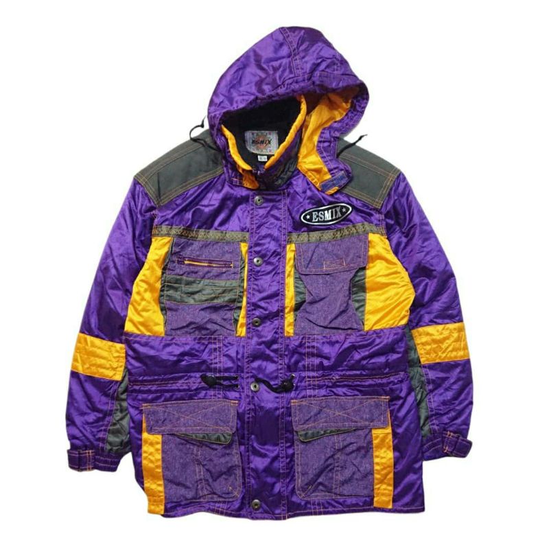 UPDATE LAGI !!!! (GRATIS ONGKIR & COD) thrift Vintage puffer brand windbreaker flight Corduroy second harrington tartan jaket second racing varsity-679 XL (81x60)