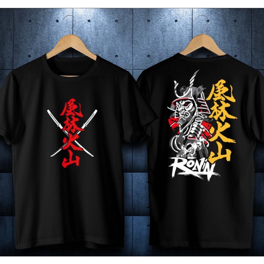 SULTANA [Bisa Bayar Dirumah] BAJU RONIN SAMURAI/ BAJU KAOS PRIA/ATASAN PRIA SAMURAI JEPANG PRIA BAJU