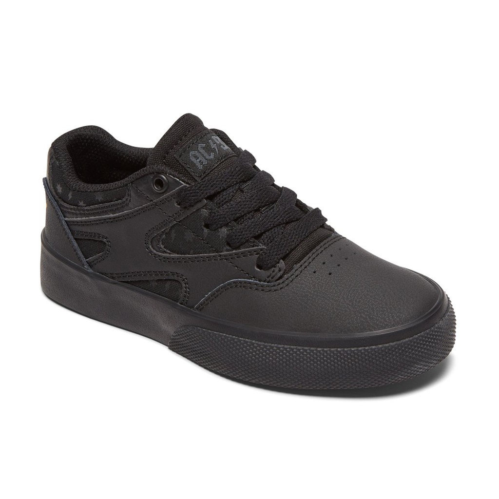 DC Shoes Boy Kalis V AC/DC Shoes Black/Black/Dk Grey ADBS300362
