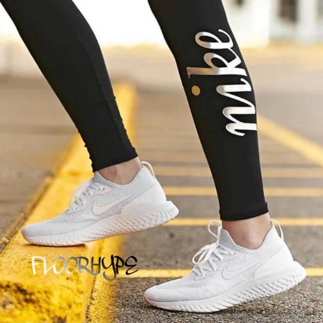 Nike Epic React Flyknit Full White Women