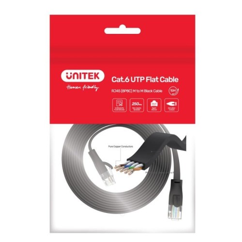 Kabel LAN Unitek Y-C811ABL Cat 6 UTP RJ45 Ethernet Cable | ITECHBALI