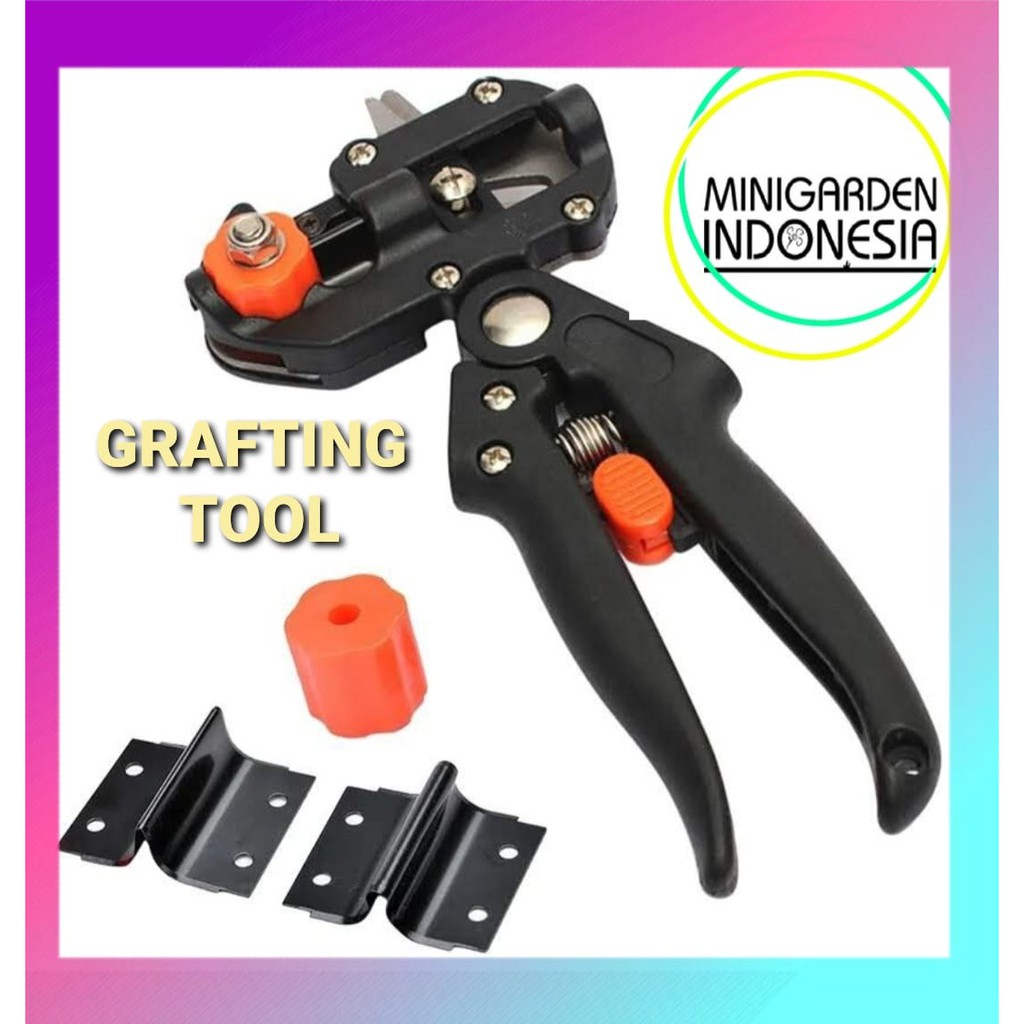 GRAFTING TOOL &amp; PRUNING SCISSOR alat sambung pucuk gunting pruning gunting okulasi stek taman