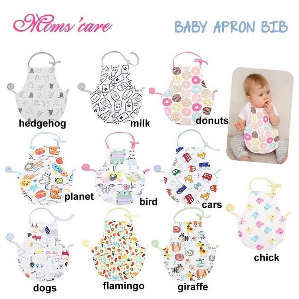 Mom's Care Baby Apron Bib / Slaber Bayi / Celemek bayi