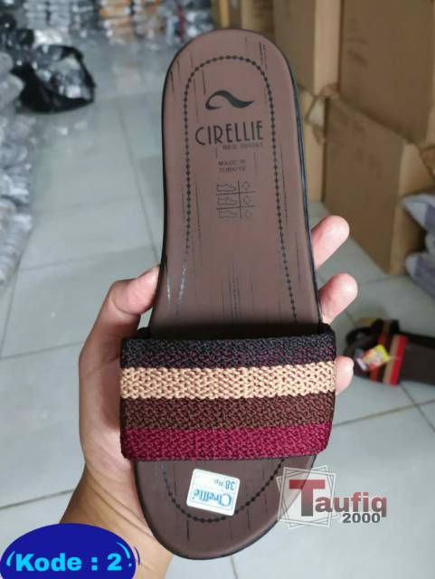 Sandal Wanita Slop Cirellie Turki ORIGINAL