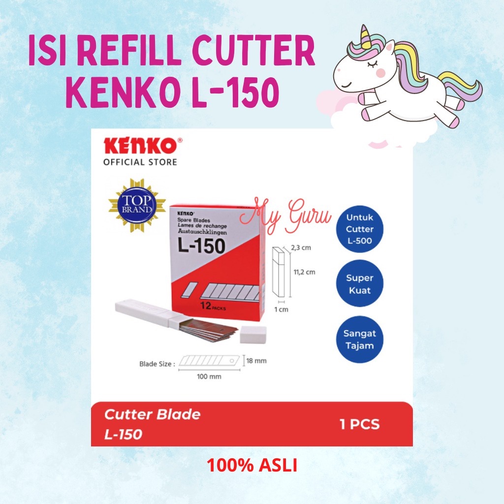 

[TUBE] ISI CUTTER / REFILL CUTTER BLADE KENKO L-150