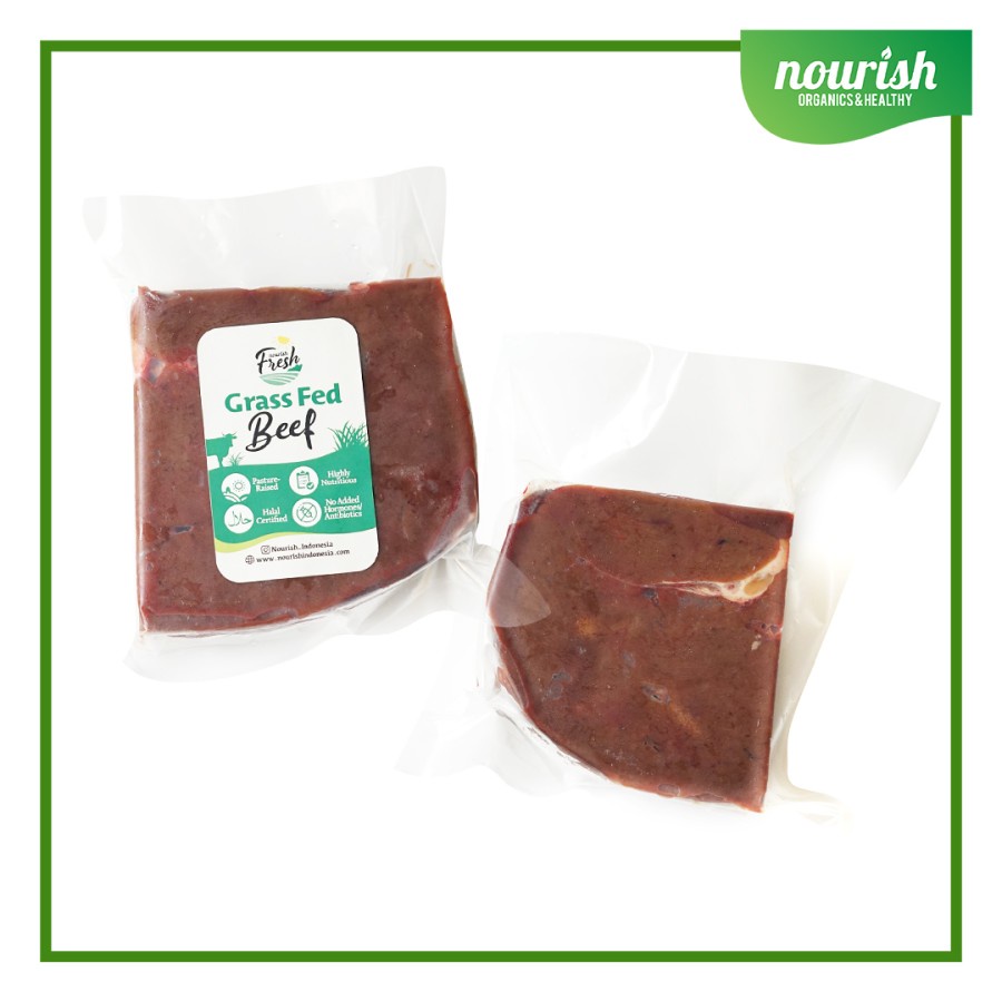 Grass Fed Beef Liver / Hati Sapi 500 gr