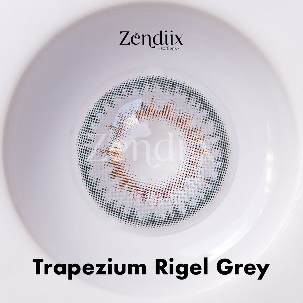 Softlens TRAPEZIUM Warna RIGEL GREY Normal Minus