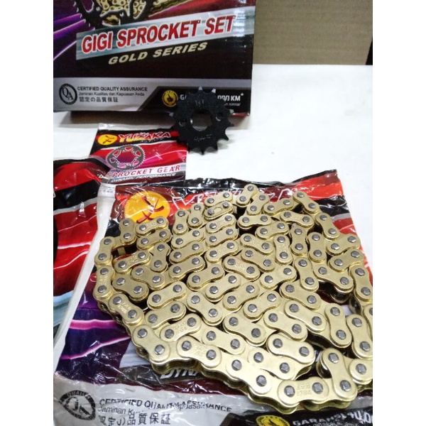 Girset gear set gir set Cb 150 r new led hole 6 yuzaka model sss