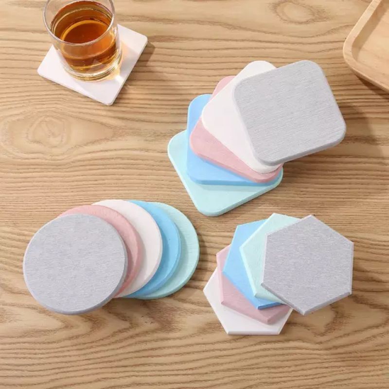 Diatomite Coaster Tatakan Gelas Diatomite