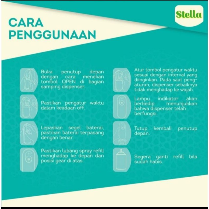 Pengharum Ruangan Otomatis Stella Matic + Refill