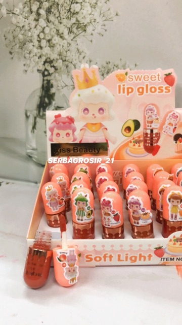 [LUSINAN] LIPCREAM KISS BEAUTY SWEET LIPGLOSS 70042