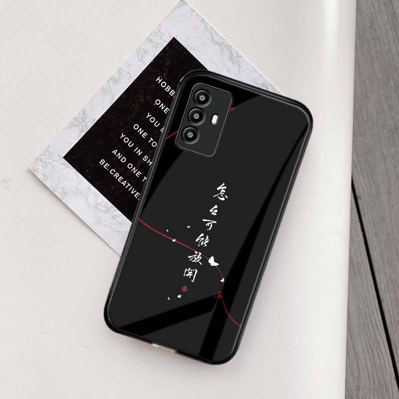 Softcase Glass Kaca For Oppo A95 4G 5G - K08 - Softcase Hp For Oppo A95 45 Oppo A95 5G - Casing Hp F