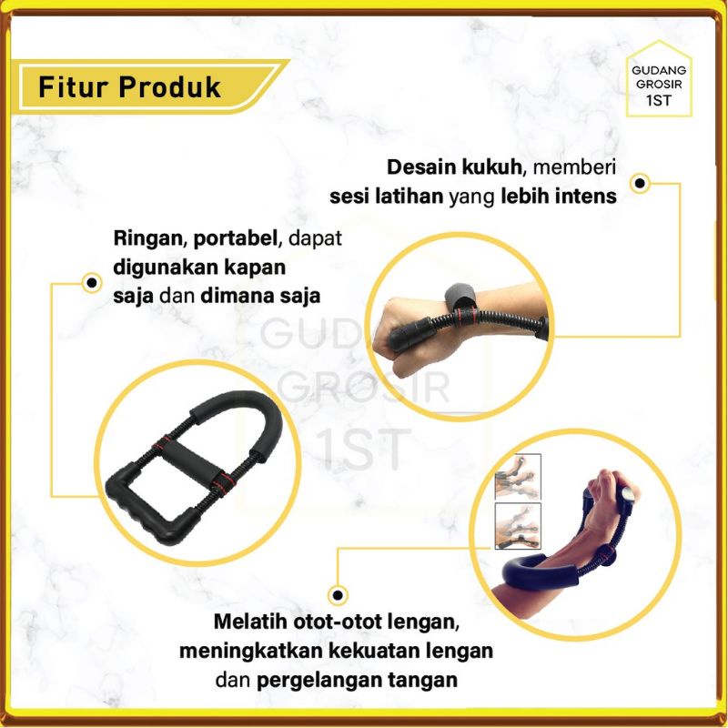 Power Wrist / Alat Memperkuat Otot Pergelangan