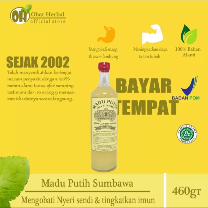 

Madu Putih Asli Sumbawa 460gr (100% Murni)