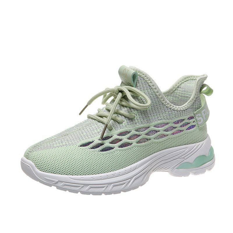 JSSH 07 (SIZE 35-40) RISCE SEPATU SNEAKER GREEN IMPORT WANITA CEWEK PEREMPUAN JAKARTA BATAM