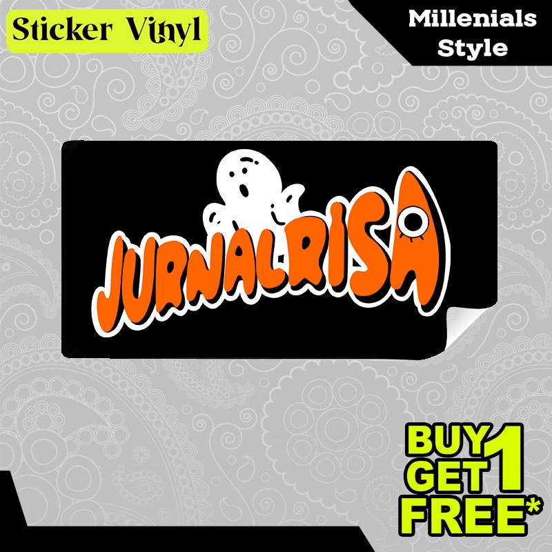 

Stiker Sticker Jurnalrisa Risa Saraswati Konten Kreator Horror Aesthetic Bahan Vinyl Satuan Anti Air