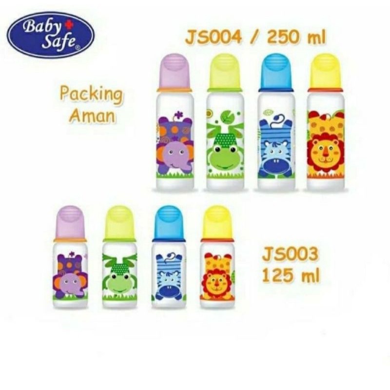 Baby Safe Botol Susu 125 ML (JS003) / 250 ML (JS004)