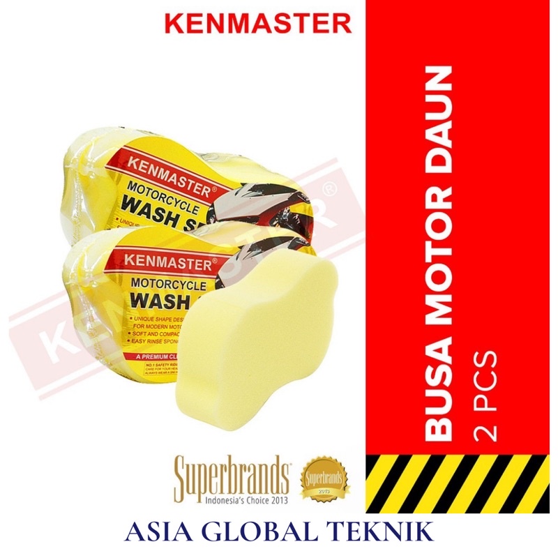 Kenmaster Busa Pencuci Motor ( 2 pcs ) - Busa Cuci motor mobil - Busa cuci serbaguna - Busa Kuning