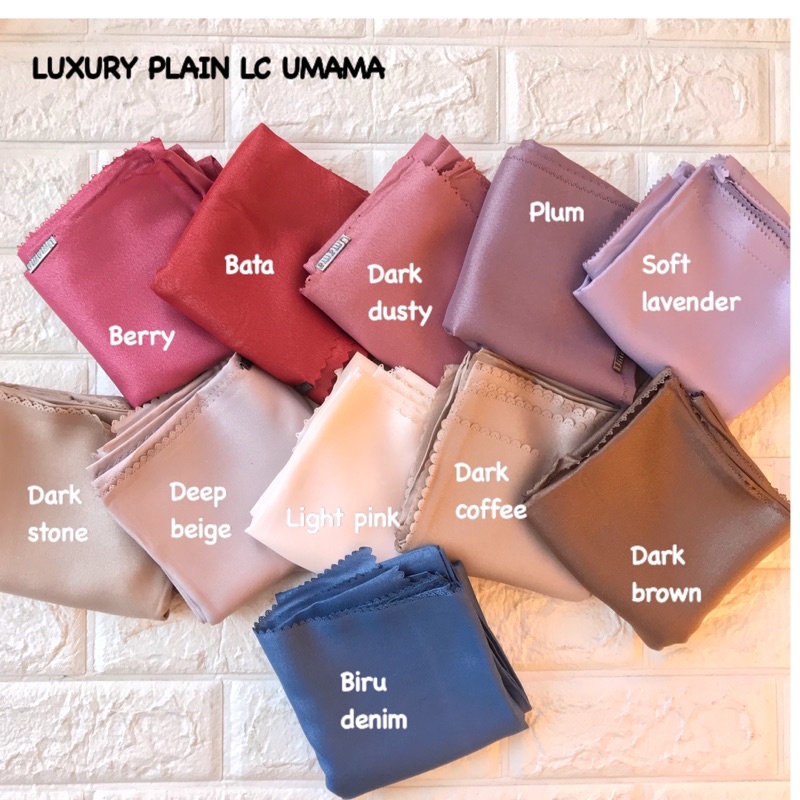 [BISA COD] TERMURAH SQUARE LUXURY PLAIN LC ORI UMAMA / JILBAB SEGIEMPAT SINAR COTTON LUREX LASER CUT