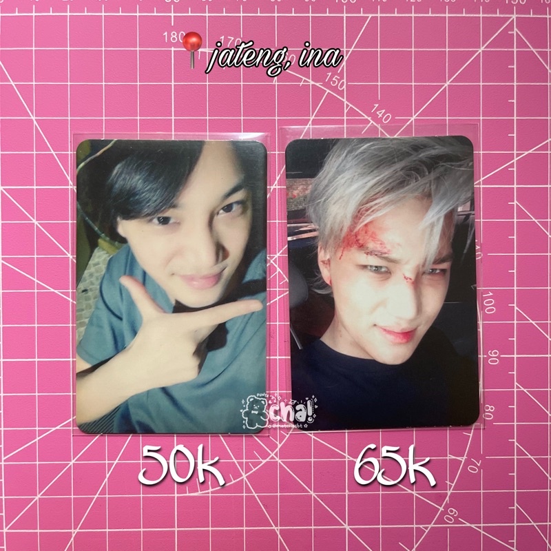 Photocard pc Kai Lotto Chin ver. & Kai Exact Monster ver. wts