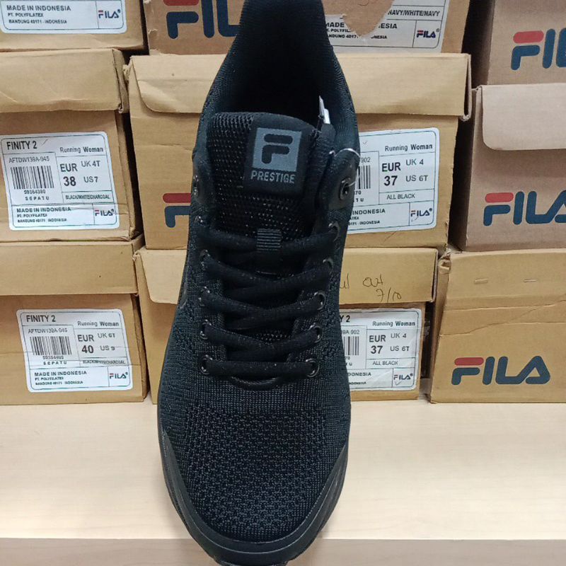 Sepatu Fila New Arrival Prestige Hitam 39-44 original 100%