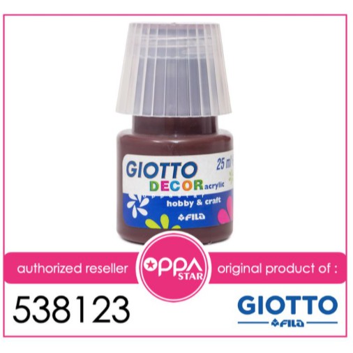 

Cat Akrilik Giotto Decor Acrylic Paint 25ml RAW UMBER - 538123