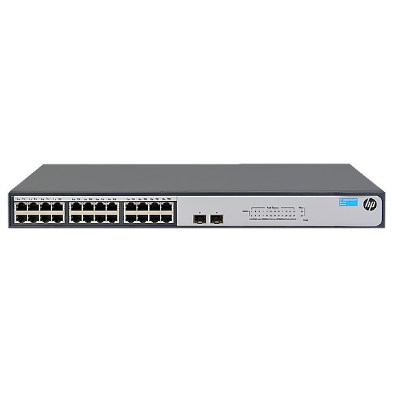 Networking HP V1420-24G-2SFP Gigabit Unmanaged Switch 24 x 10/100/1000 ports - JH017A