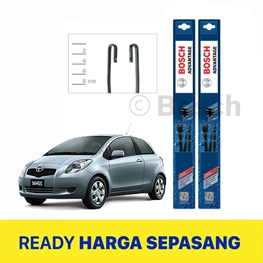 WIPER BLADE MOBIL TOYOTA YARIS 2006 BOSCH ADVANTAGE 24&quot; - 14&quot;