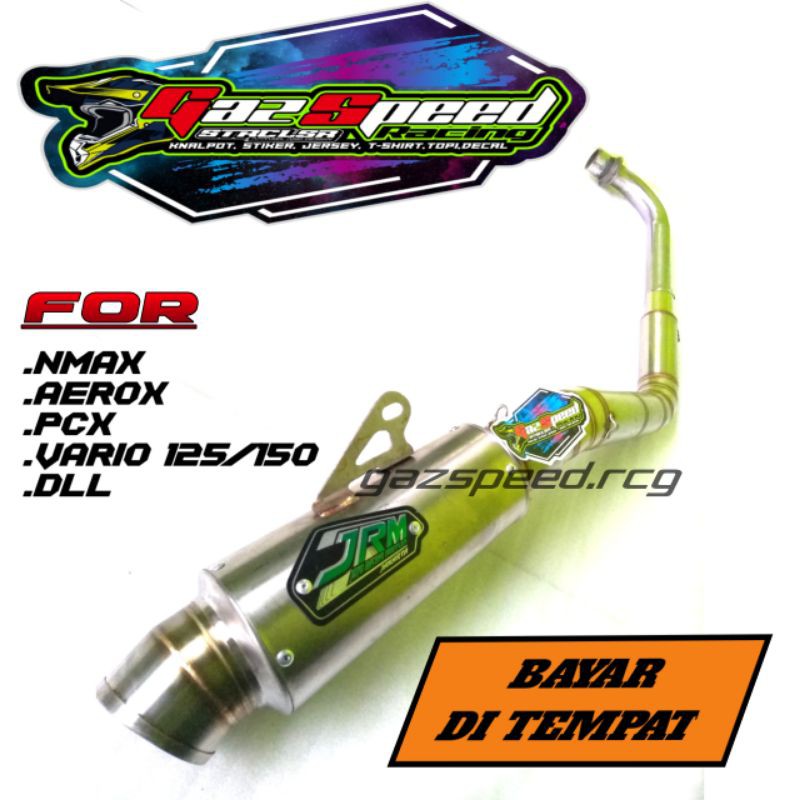 Knalpot Racing JRM Beat Vario Mio NMAX AEROX PCX knalpot nmax knalpot pcx