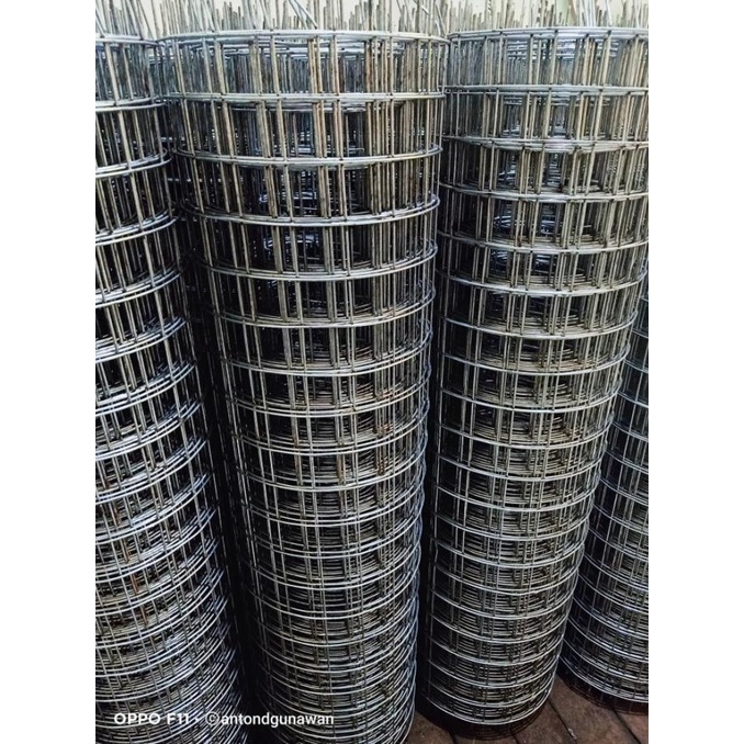 Wiremesh Roll Kawat Ram Loket Besi Galvanis Diameter 3Mm Las Titik | Promo Murah 