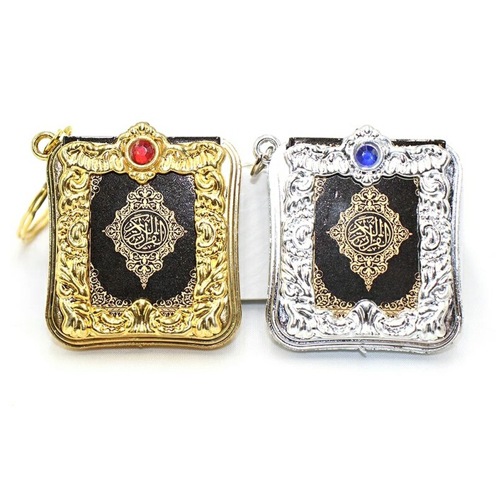 Gantungan Kunci Unik Gantungan Kunci Mini Alquran Al Quran Mini Souvenir Haji Al-quran - 1 PCS