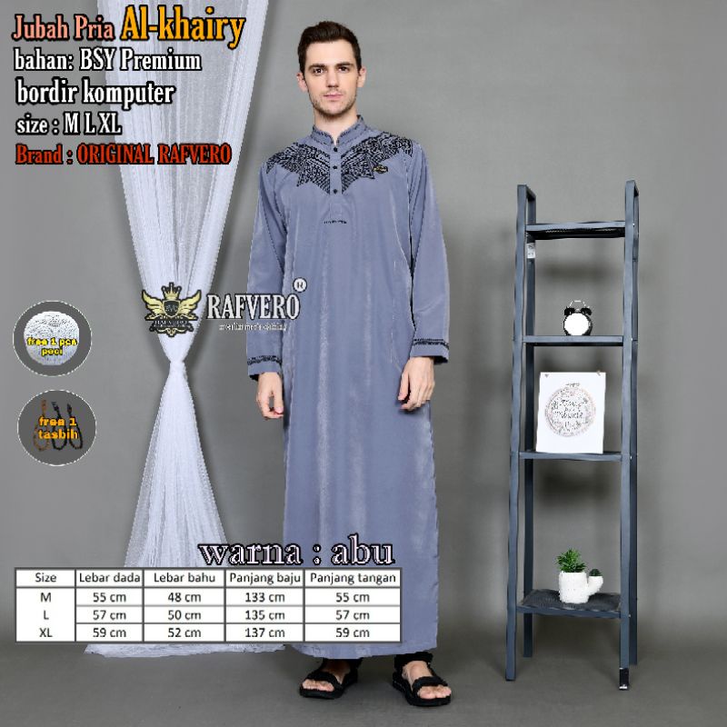 Jubah Pria Al Khairy- Jubah Pria Original RAFVERO - Jubah Pria