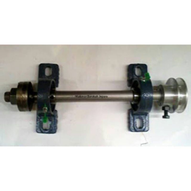 AS MESIN GERGAJI CIRCLE | AS SERKEL 3/4" PANJANG 30, 40, 50 CM LENGKAP DG UCP DAN PULLY | MURMER BER