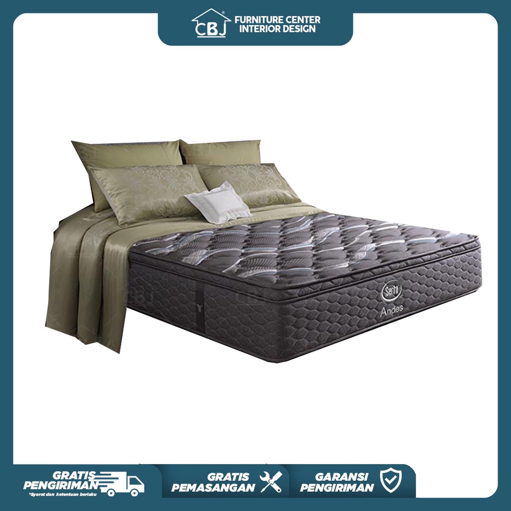 Serta Kasur Spring Bed Andes Hanyak Kasur