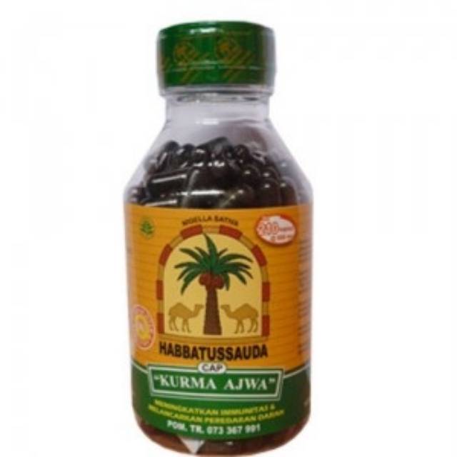 Habbtussauda cap kurma ajwa isi 210 kapsul habatusauda