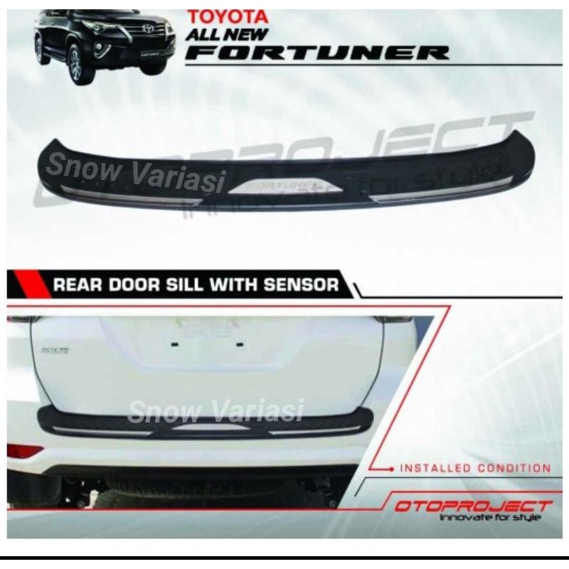 Sil Sill Plate Sillplate Belakang All New Fortuner facelift 2020 with sensor otoproject