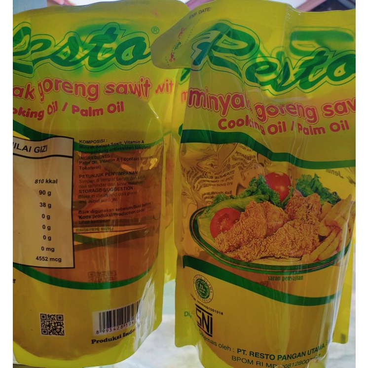 

Minyak Goreng Resto 2 Liter