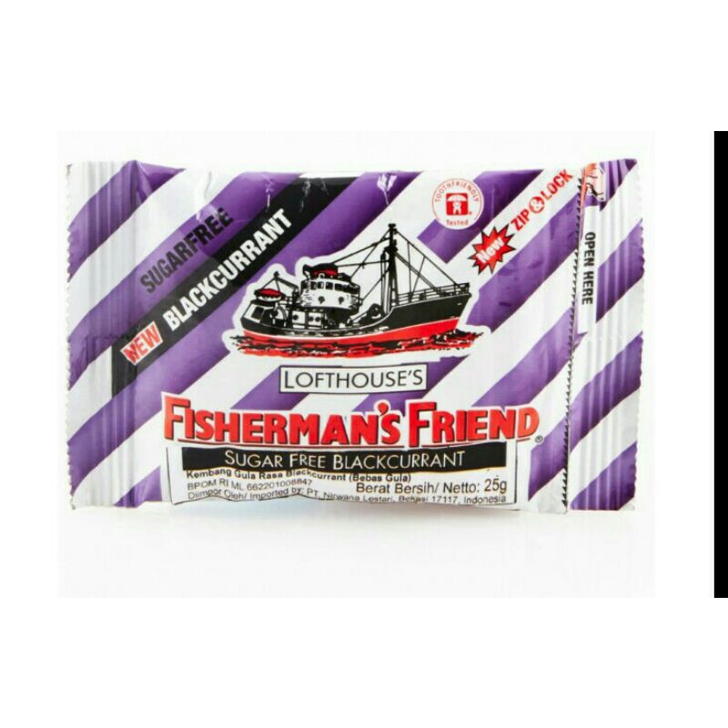 

FISHERMAN'S FRIEND Blackcurrant 25g