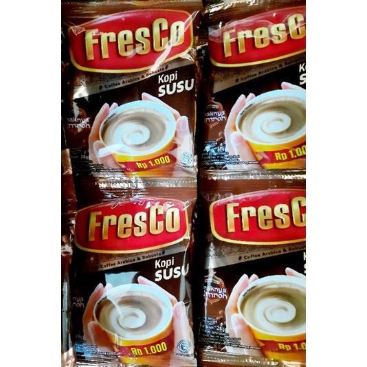 Fresco kopi susu renceng 28 gr x 10 pcs