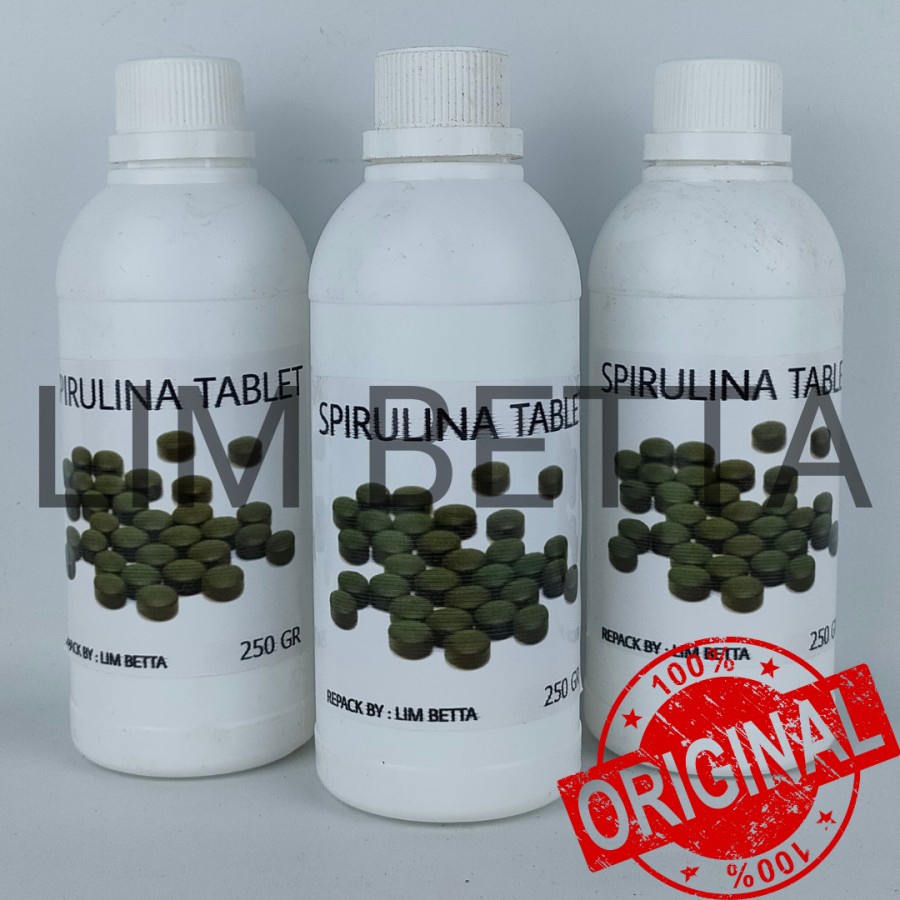 Spirulina Tablet 250 gr / Spirulina Platensis 1000 butir