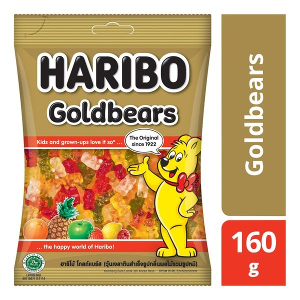 Jual HARIBO GOLDBAREN 160G | Shopee Indonesia