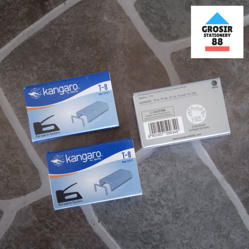 

Isi Staples Stapler Kangaro T8 T-8