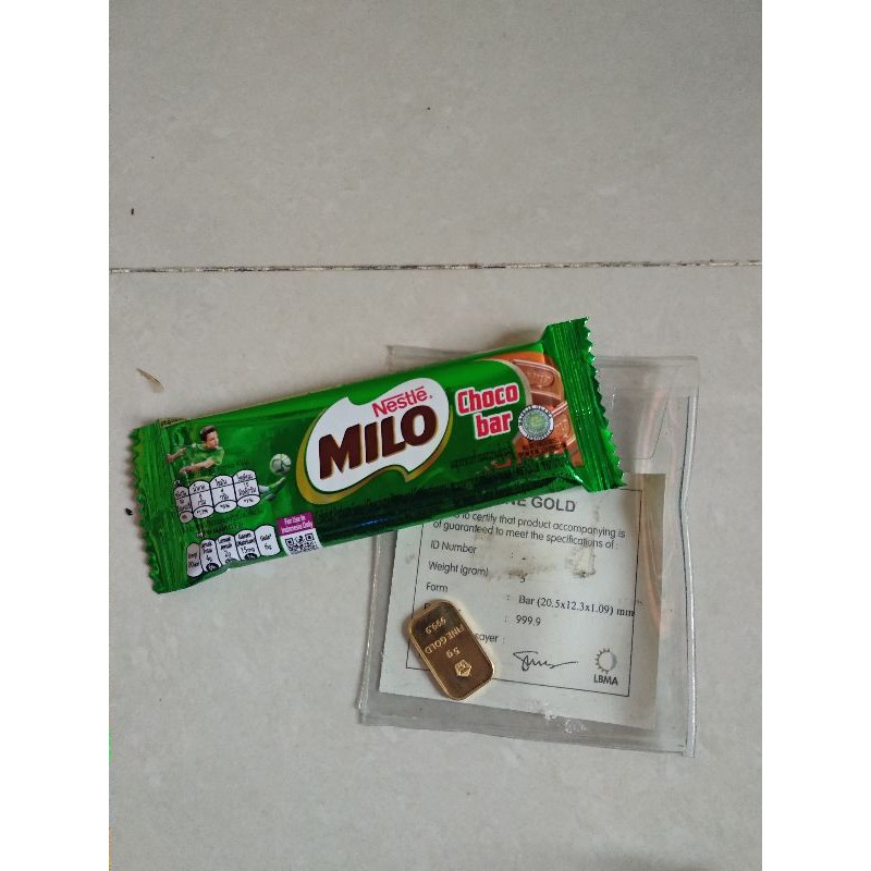 

snack milo retro 5 gram bukan certie certieye