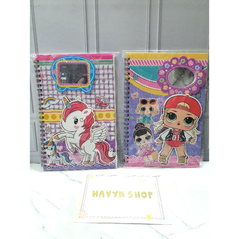 DIARY SPIRAL ada KACA/DIARY KACA-1