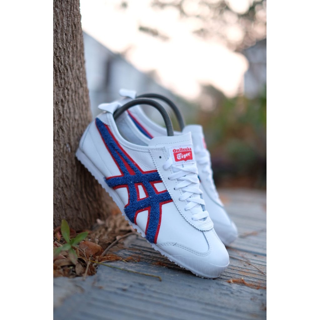 Sepatu Original Onitsuka Tiger White Blue
